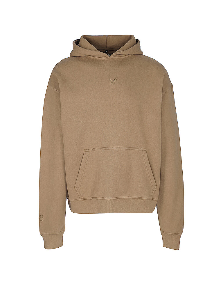 DISTORTED PEOPLE Kapuzensweater - Hoodie DPC braun | L